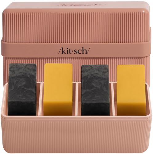 Image 1 of Default Title for the product Kitsch 4-Compartment Travel Soap Case – TSA-Approved Bar Soap Holder