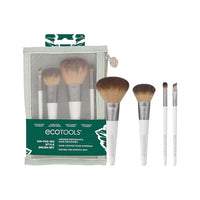 Thumbnail for Image 1 of Default Title for the product EcoTools On-The-Go Style Brush Kit, 4 Piece Travel Makeup Brush Set