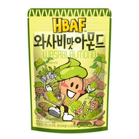 Thumbnail for Image 3 of HBAF Korean Seasoned Almond Nut Wasabi 3x 120 gram pack