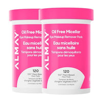Thumbnail for Image 3 of 120 Count (Pack of 2) for the product Almay Oil-Free Micellar Eye Makeup Remover Pads