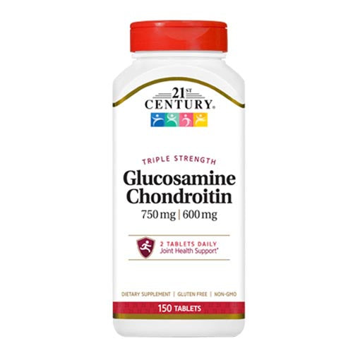 21st Century Glucosamine Chondroitin Triple Strength 150 Tabs