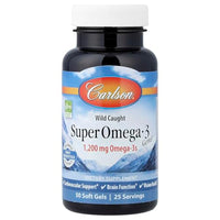 Thumbnail for Image 1 of Default Title for the product Carlson Super Omega-3 Gems, 1200 mg, 50 Softgels