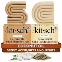 Thumbnail for Image 1 of Default Title for the product Kitsch Coconut Oil Shampoo and Conditioner Set – Made in USA, 2 pcs