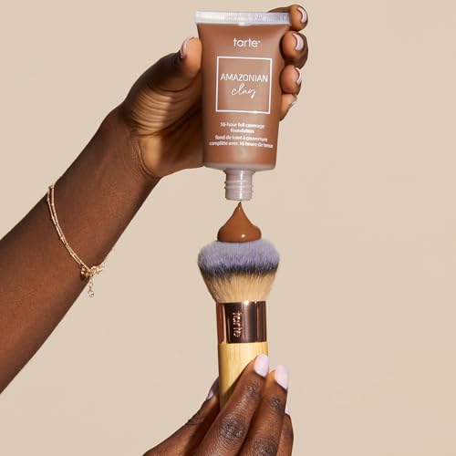 Image 5 of tarte the buffer airbrush finish foundation brush ?ull size