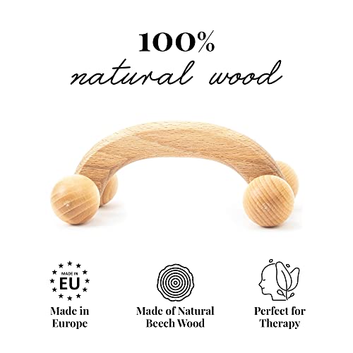 Image 4 of tuuli Back Massager with Smooth Ball Rollers 7 x 3 inches
