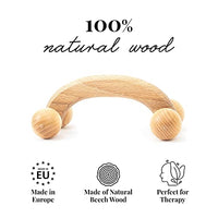 Thumbnail for Image 4 of tuuli Back Massager with Smooth Ball Rollers 7 x 3 inches