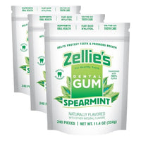 Thumbnail for Image 14 of Spearmint / 240 Count (Pack of 3) for the product Zellie's 100% Xylitol Chewing Gum