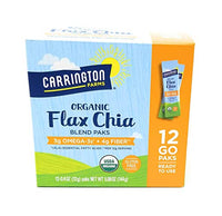 Thumbnail for Image 1 of Default Title for the product Carrington Farms Ready-To-Eat Organic Flax Chia Paks 12 Pkts
