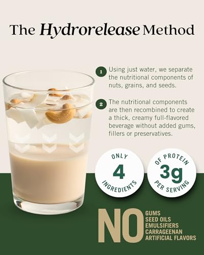 Image 3 of Elmhurst 1925 Unsweetened Coconut & Cashew Milk - 32 Fl. Oz (6-Pack)