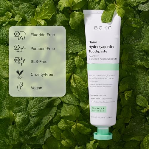 Image 2 of Boka Toothpaste - Nano Hydroxyapatite Toothpaste, Fluoride Free Toothpaste