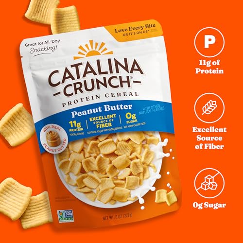 Image 3 of Catalina Crunch Protein Cereal, Peanut Butter, 8 oz Bag (Pack of 2)