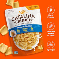 Thumbnail for Image 3 of Catalina Crunch Protein Cereal, Peanut Butter, 8 oz Bag (Pack of 2)