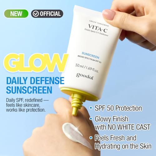 Image 2 of GOODAL Green Tangerine Vita-C Dark Spot UV Defense Sunscreen SPF 50 50ml