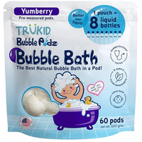 Thumbnail for Image 20 of Yumberry / 60 Count (Pack of 1) for the product TruKid Bubble Podz Bubble Bath for Kids, Toddlers, & Babies