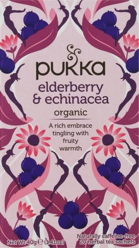 Image 4 of Pukka Elderberry & Echinacea Organic Herbal Tea