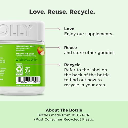 Image 5 of OLLY Metabolism Gummy Rings, Cellular Energy Supplement, ACV - 60 Count