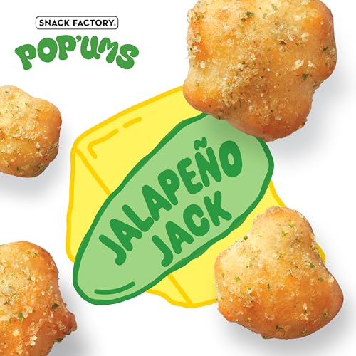 Image 3 of Snack Factory Pop'ums Jalapeno Jack Pretzel Snacks, 9 Oz Bag