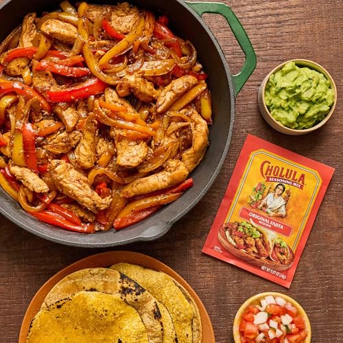 Image 6 of Cholula Seasoning Mix, Original Fajita, Medium Heat, 0.87 oz Pack of 12