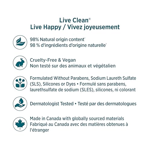 Image 4 of Live Clean Daily Moisturizing Body Lotion, Fragrance Free, 18 Fl Oz (Pack of 2)