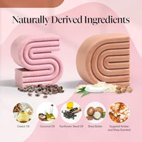 Thumbnail for Image 2 of Kitsch Castor Oil Shampoo & Shea Butter Conditioner Bar – 2pc Set