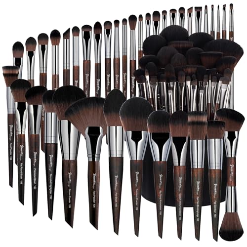 Image 1 of Default Title for the product Bueart Design 38Pcs Professional Makeup Brushes Set,Extra Large Holder