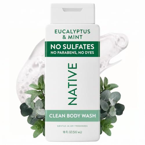 Image 1 of Default Title for the product Native Clean Body Wash for Women & Men, Eucalyptus & Mint, 18 fl oz