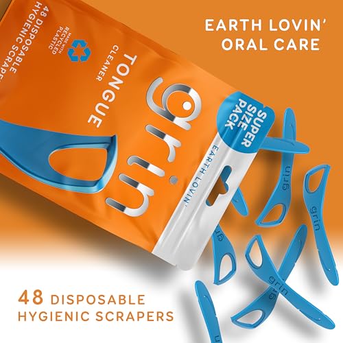 Image 4 of Grin Tongue Cleaner, 48 Count, Disposable Tongue Cleaner