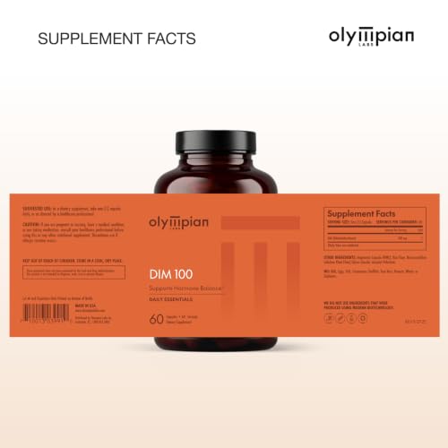 Image 4 of Olympian Labs DIM Supplement 100mg - 60 Count
