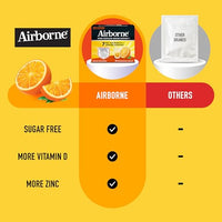 Thumbnail for Image 5 of Airborne Immune Support Effervescent Tablets, Zesty Orange Flavor - 30ct