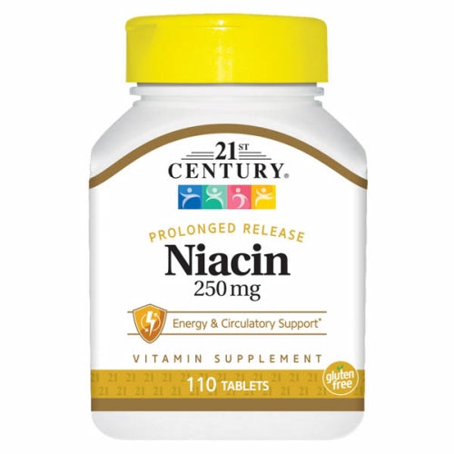 21st Century Niacin 250mg 110 Tabs