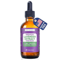 Thumbnail for Image 1 of 1 Fl Oz (Pack of 1) for the product Kate Naturals Lavender Extract for Baking, Drinks, Coffee, Lattes (1oz)