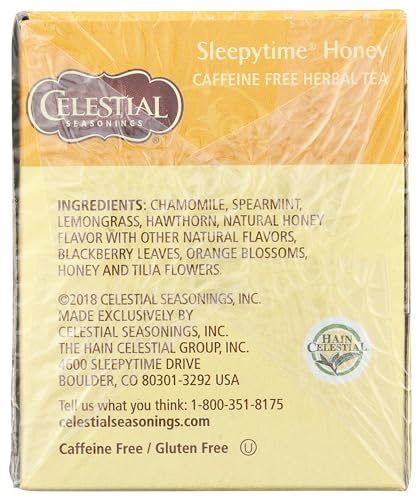 Image 7 of Celestial Seasonings Herbal Tea Sleepytime Honey 20 ct