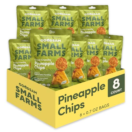 Image 1 of Default Title for the product GOODSAM Small Farms Baked Pineapple Chips, Pack of 8