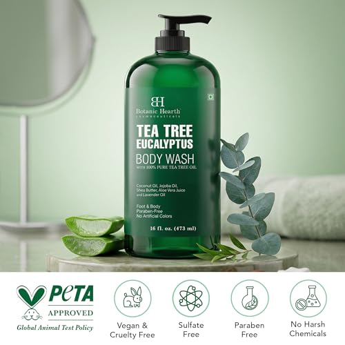 Image 7 of Botanic Hearth Eucalyptus & Tea Tree Body Wash ?6 fl oz