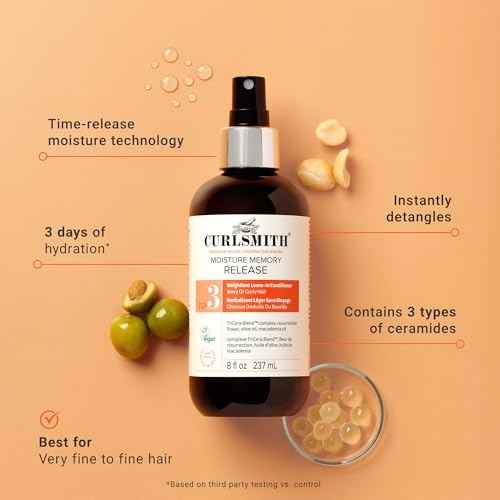 Image 3 of CURLSMITH Moisture Memory Release Lightweight Leave-In Conditioner for Curls