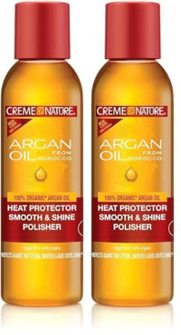 Thumbnail for Image 2 of 4 Fl Oz (Pack of 2) for the product Creme of Nature Argan Oil From Morocco Heat Protector Smooth, 4 fl oz