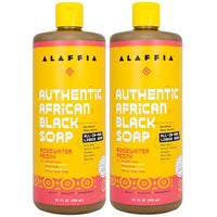 Thumbnail for Image 12 of Rosewater Peony / 32 Fl Oz (Pack of 2) for the product Alaffia Authentic African Black Soap