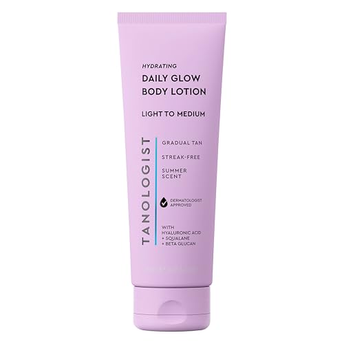 Image 1 of Default Title for the product Tanologist Hydrating Daily Glow Body Lotion, Light/Medium, 8.45 fl oz