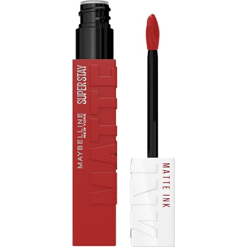 Image 49 of 335 HUSTLER / 0.17 Fl Oz (Pack of 1) for the product MAYBELLINE Super Stay Matte Ink Liquid Lipstick Makeup
