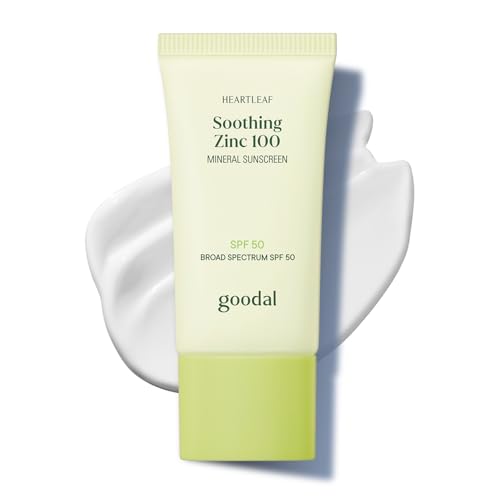 Image 1 of Default Title for the product GOODAL Heartleaf Soothing Zinc 100 Mineral Sunscreen SPF 50 1.69 Fl Oz