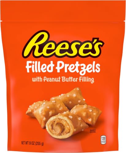 Image 5 of Peanut-Butter / 9 Ounce (Pack of 6) for the product Reese's Filled Pretzels Peanut Butter Nuggets