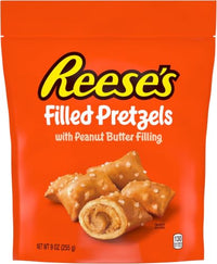 Thumbnail for Image 5 of Peanut-Butter / 9 Ounce (Pack of 6) for the product Reese's Filled Pretzels Peanut Butter Nuggets