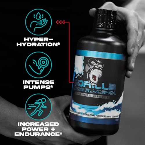Image 3 of Gorilla Mind Liquid Glycerol Pre-Workout | 33 FL OZ