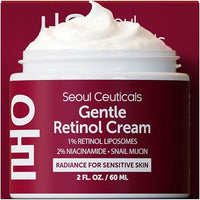 Thumbnail for Image 1 of Default Title for the product SeoulCeuticals 1% Korean Retinol Night Cream 97.5% Snail Mucin 2oz