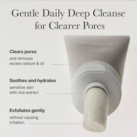 Thumbnail for Image 3 of ARENCIA Rice + LHA Pore Control Rice Cake Cleanser 150ml / 5.07 fl oz
