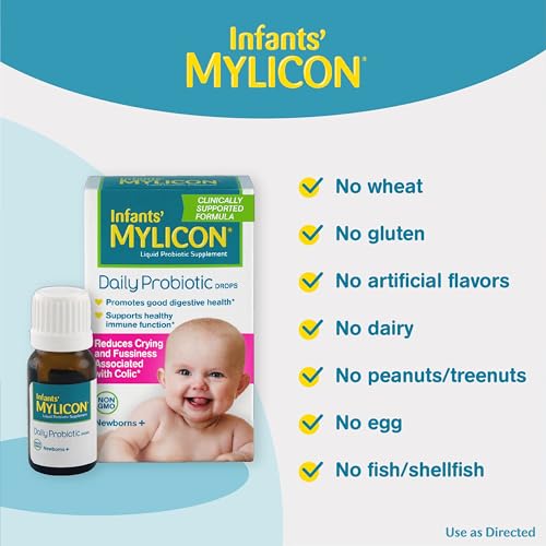 Image 2 of MYLICON Infants' Mylicon Daily Probiotic Drops, 8mL