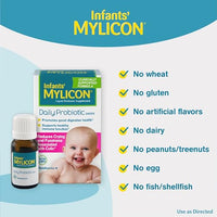 Thumbnail for Image 2 of MYLICON Infants' Mylicon Daily Probiotic Drops, 8mL