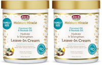 Thumbnail for Image 6 of Coconut / 18 Ounce (Pack of 2) for the product African Pride Moisture Miracle Leave-In Cream