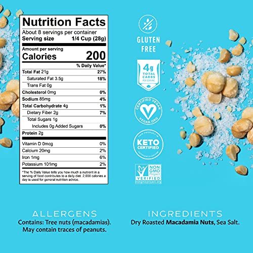 Image 2 of Mauna Loa Sea Salt Roasted Macadamia Nuts, 7 oz