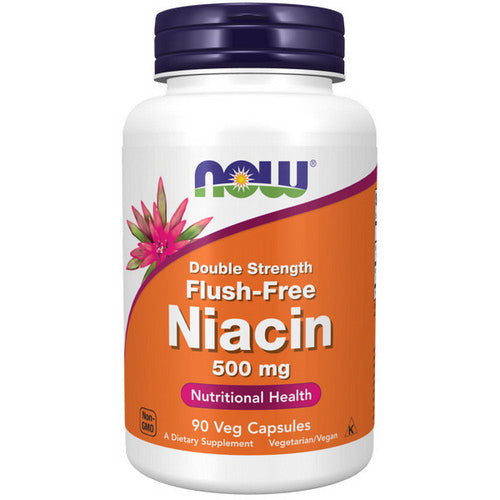 Now Foods Flush Free Niacin 500 mg 90 Veg Caps